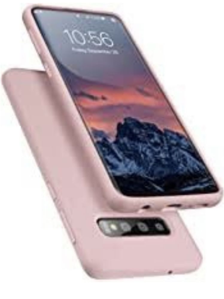 Samsung S10 S10 Plus Husa Lens Alcantara Case Silicon Catifea Interior