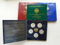 Seturi monede argint -10 DM Germania -1998 - 2001 - A,D,F,G,J - Proof