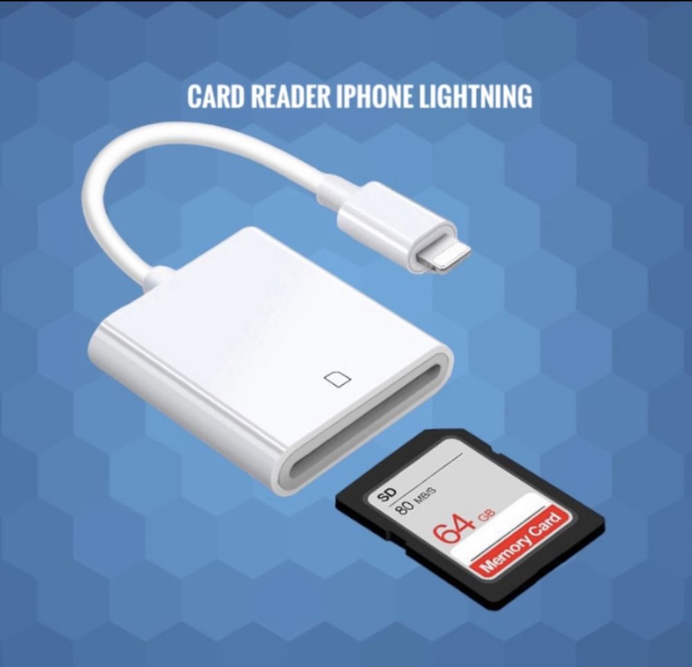 Картридер переходник TF Micro SD card rider lighting Type-c