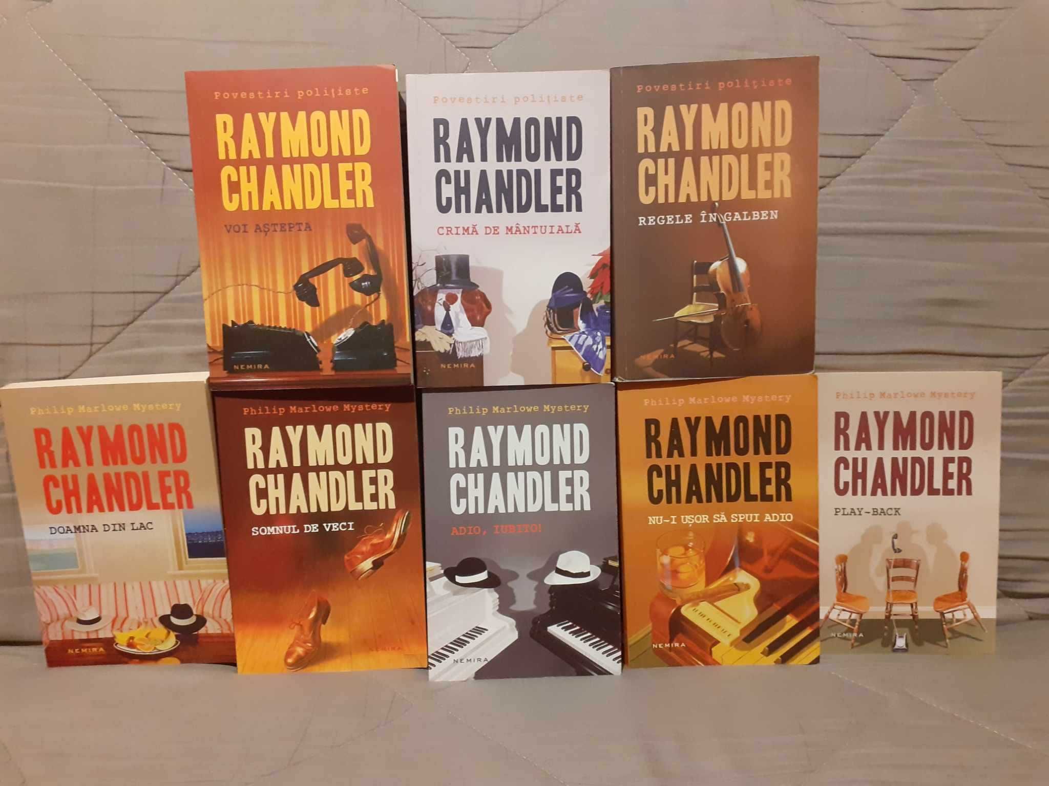 agatha christie/james hadley chase/raymond chandler (romane politiste)