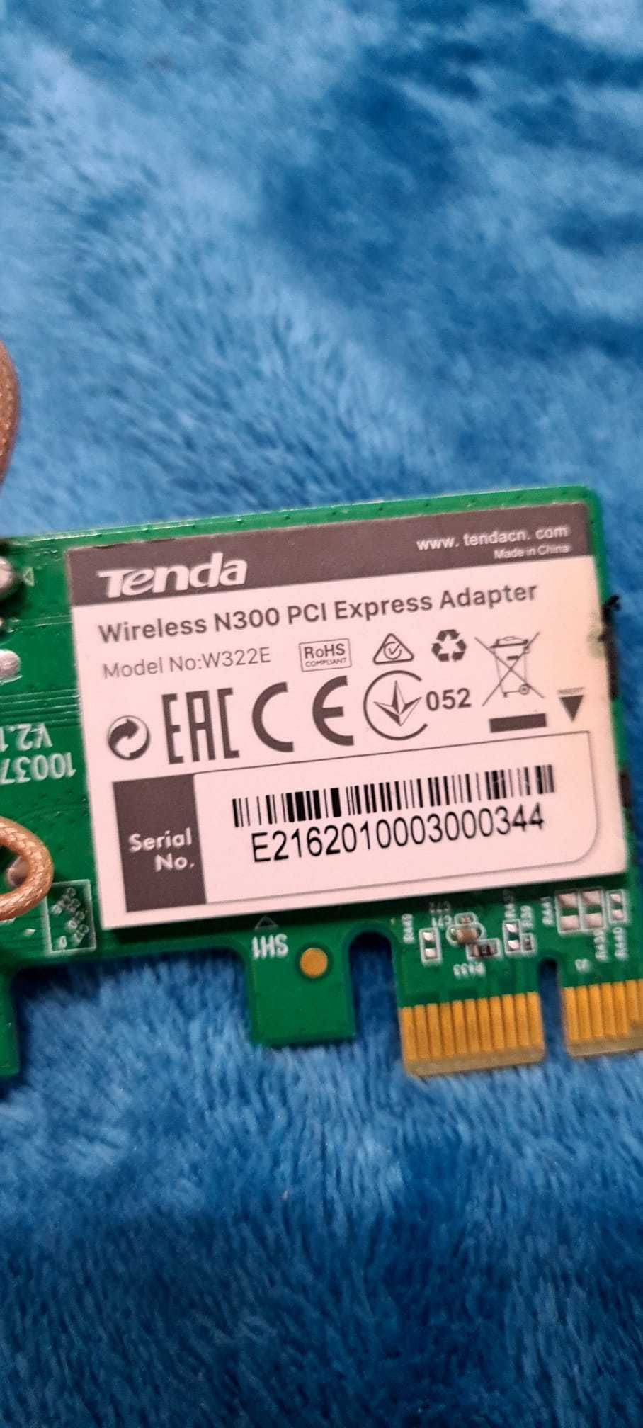 Placa de retea wireless Tenda N300 PCI EXPRESS ADAPTER