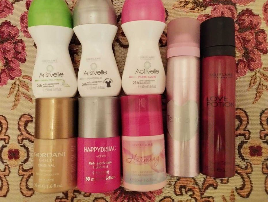 Продам дезодоранты Орифлэйм, Фаберлик