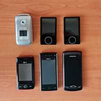 Телефони Samsung, Nokia, LG, Sony Ericsson и Mp4 player