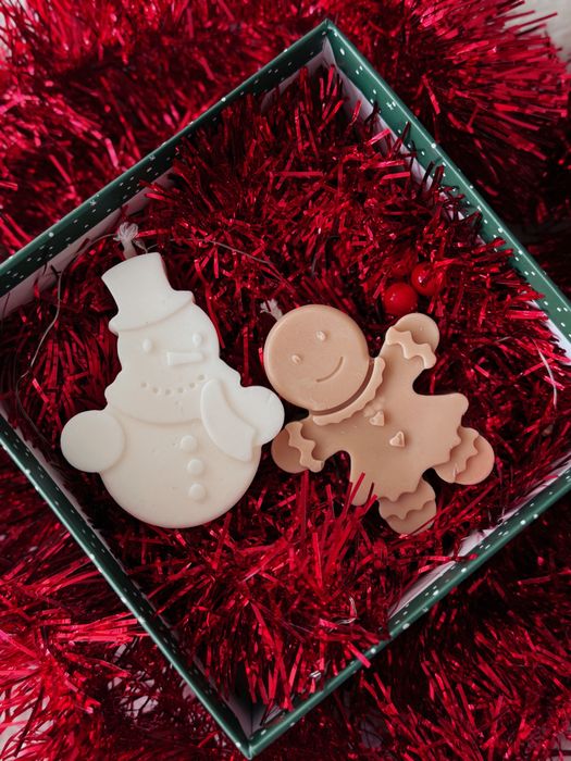 Коледни свещи ръчна изработка