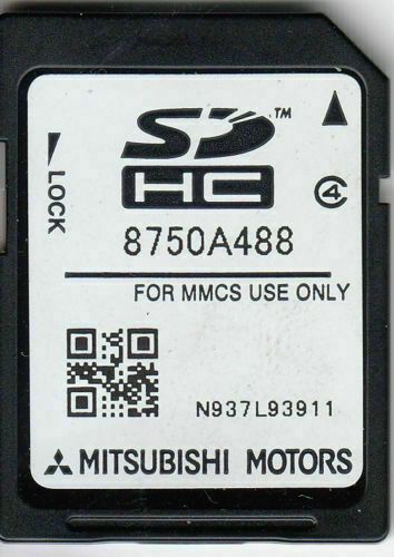 2024 Mitsubishi MMCS E-11 E-12 W-13 Sd Card ЕВРОПА 8750A450 Оригинална