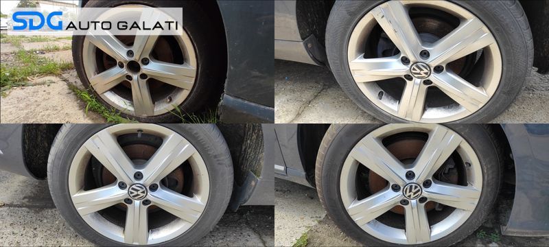 Set 4 Jante Roti Aliaj Fontana 235 45 17 R17 5x112 VW Golf 6 2008 - 2014 Cod 3AA601025E idb1