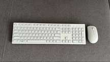 Kit Tastatura + Mouse Wireless Dell KM636, Alb