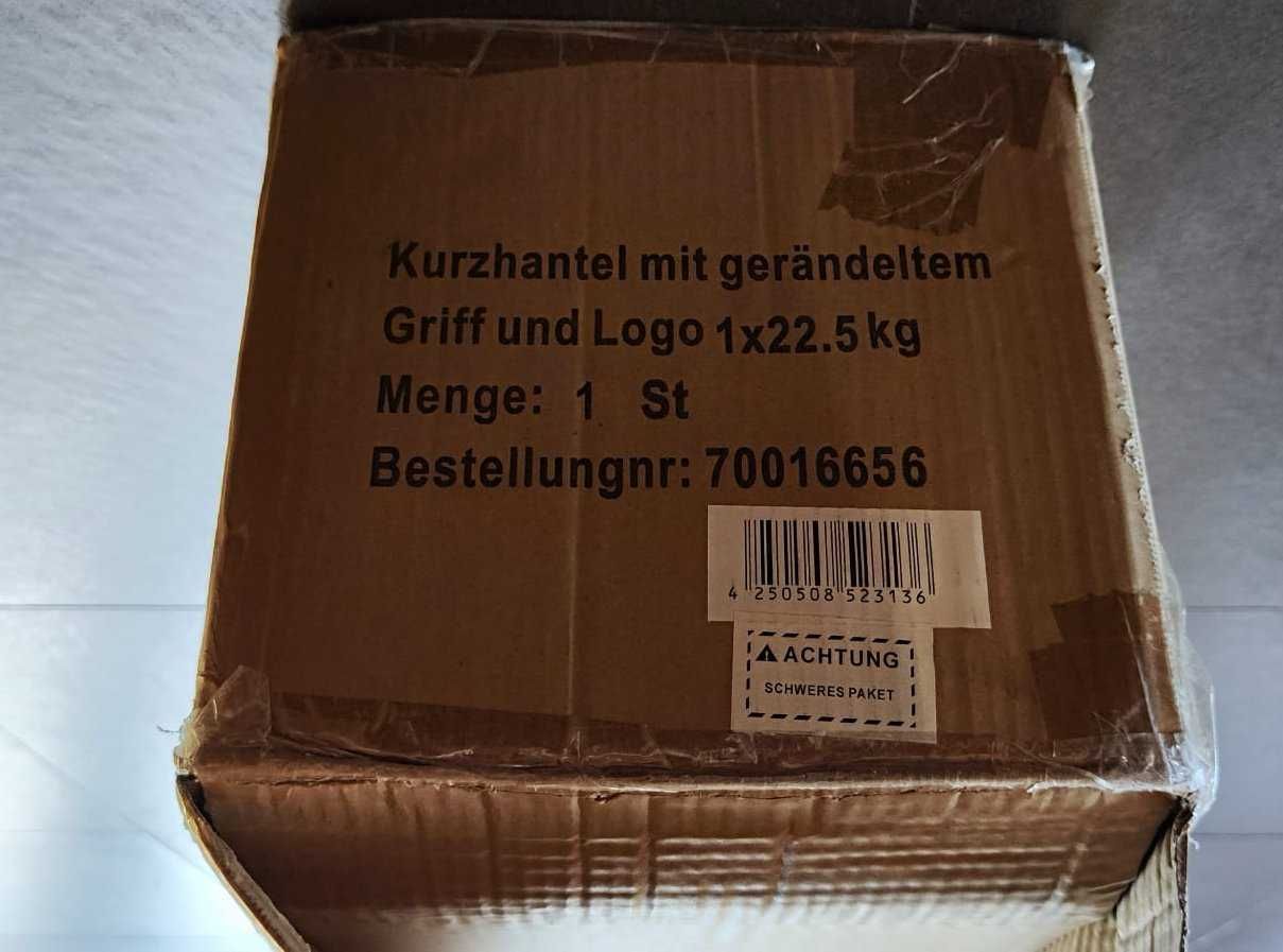 Gantere din fonta acoperite cu cauciuc/poliuretan [2x22.5kg]