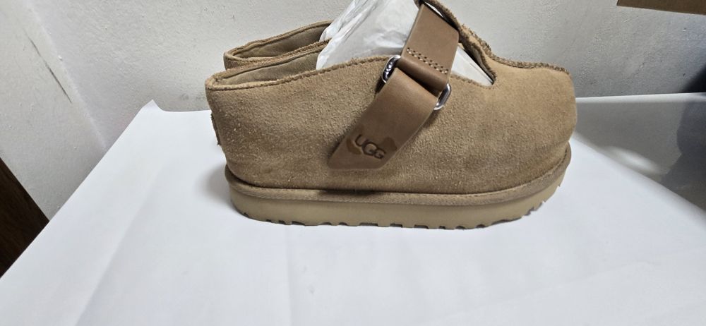 UGG saboți din piele întoarsă