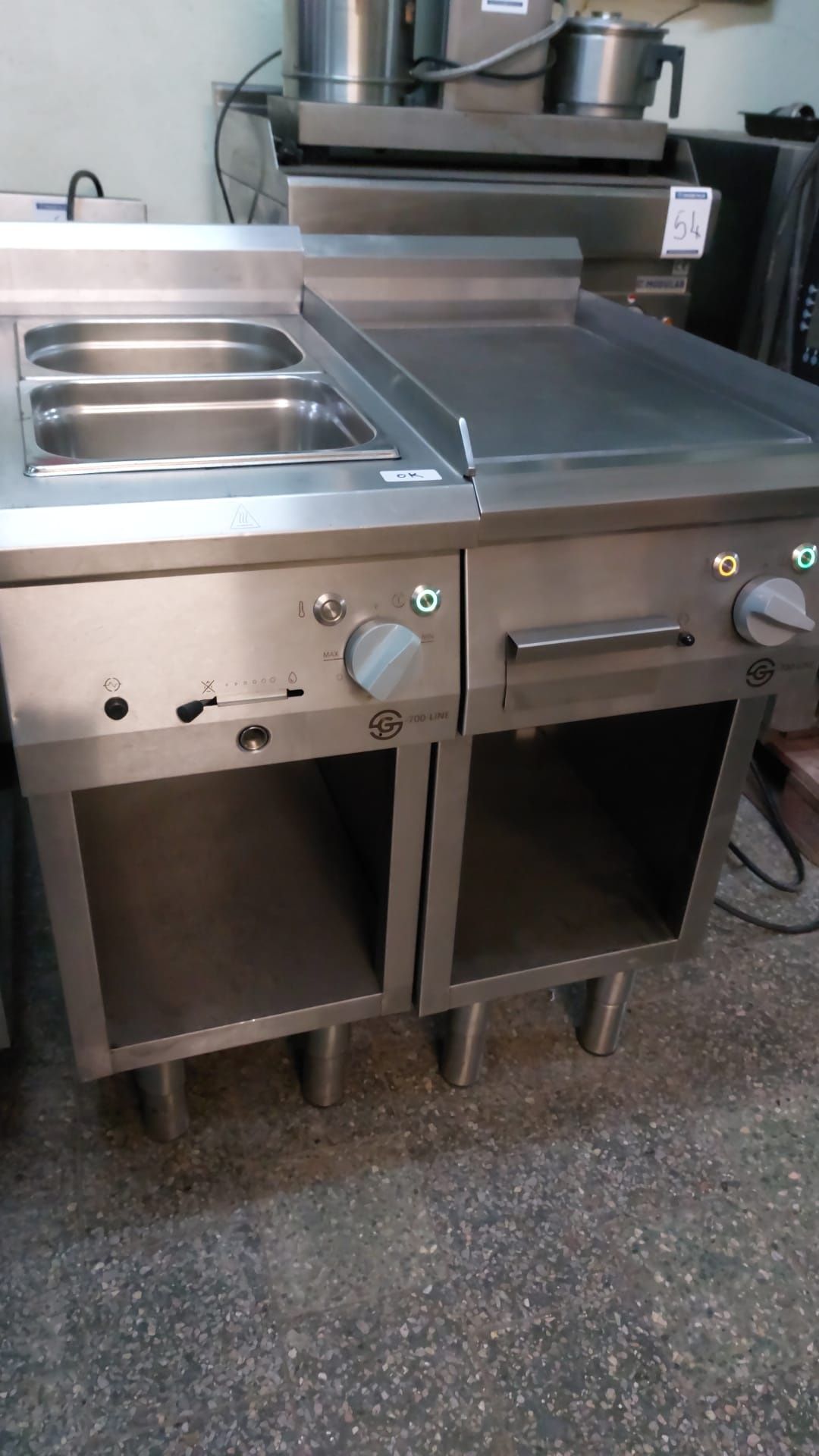 Grill electric și bain marie