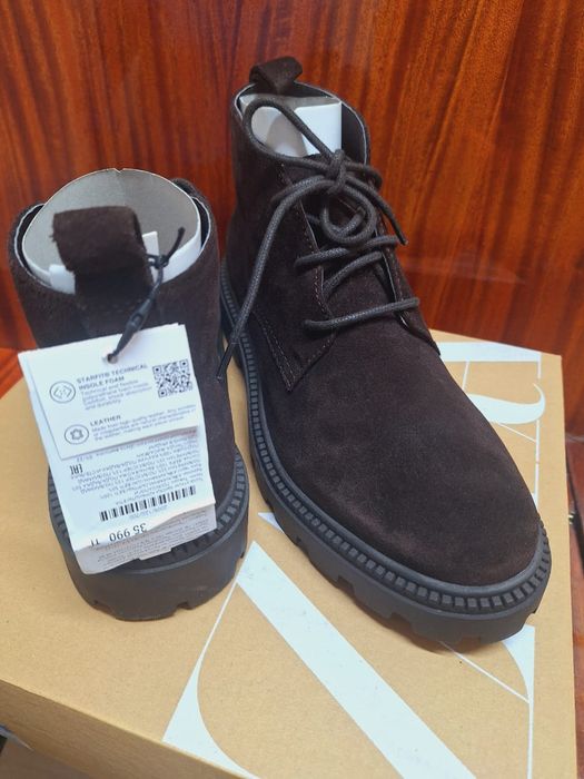 Замшевые ботинки Zara новые 42 раз