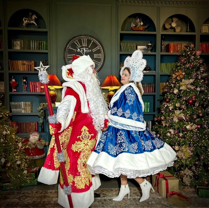 Дед Мороз и Сненурочка на новый год