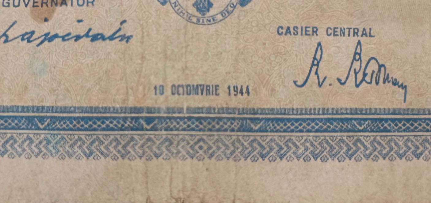 Bancnota 5000 Lei An 1944 Originală