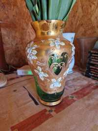 Vaza cinnabar cloisone alama aur 24 k