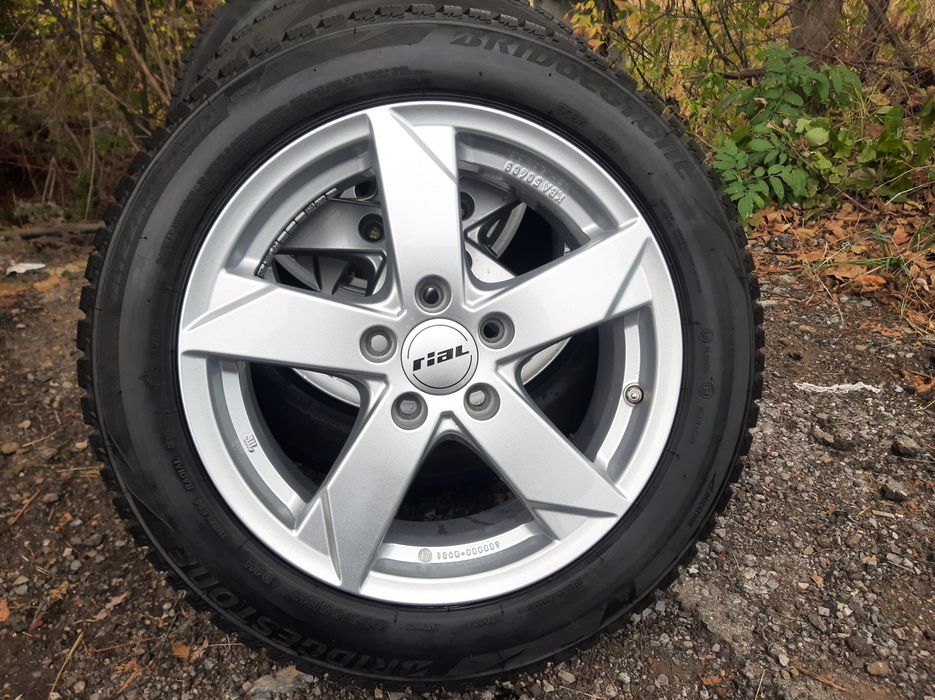 4бр.Лети Джанти с зимни гуми 5х112 ЕТ-48**7J-16цола за VW-ФОЛКСВАГЕН