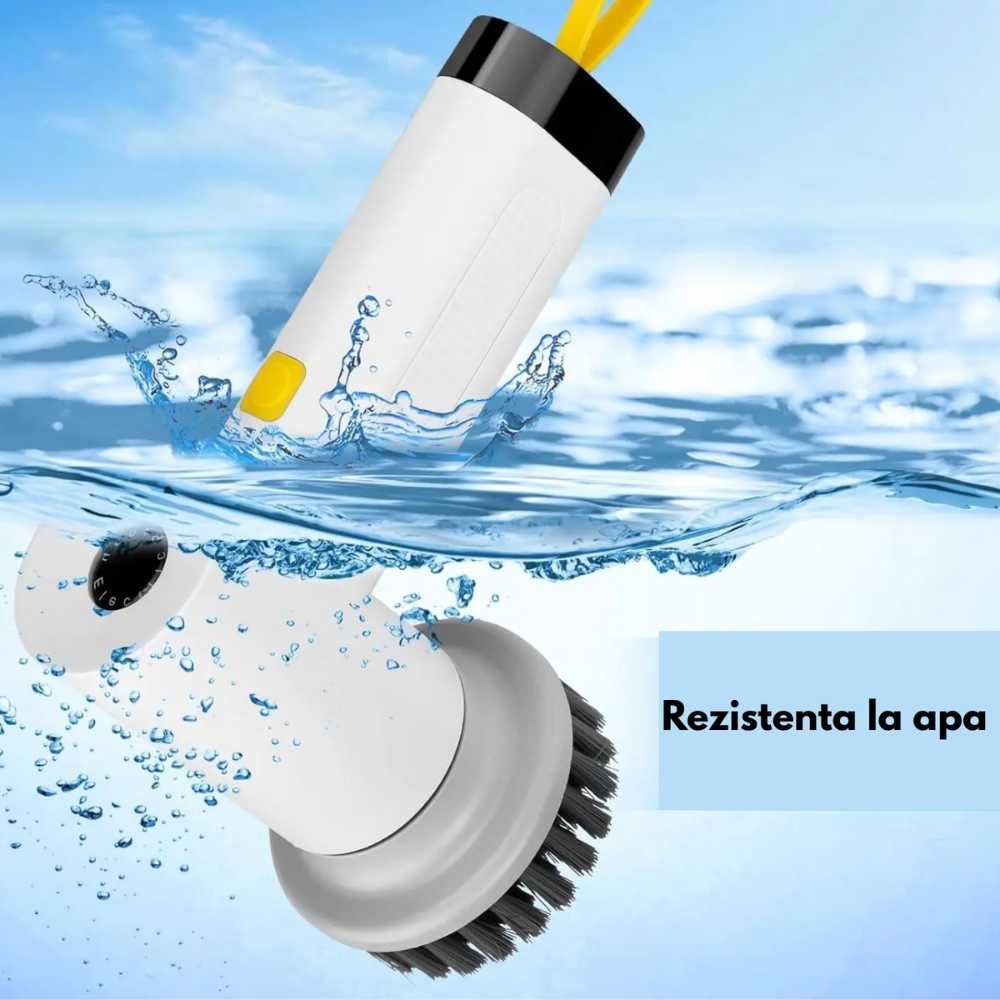 Perie Electrica Rotativa pentru Curatare Bucatarie, set 5 piese