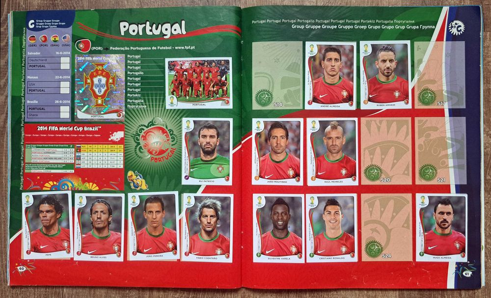 Album Panini World Cup 2014 Brasil cu 67 stickere aditionale