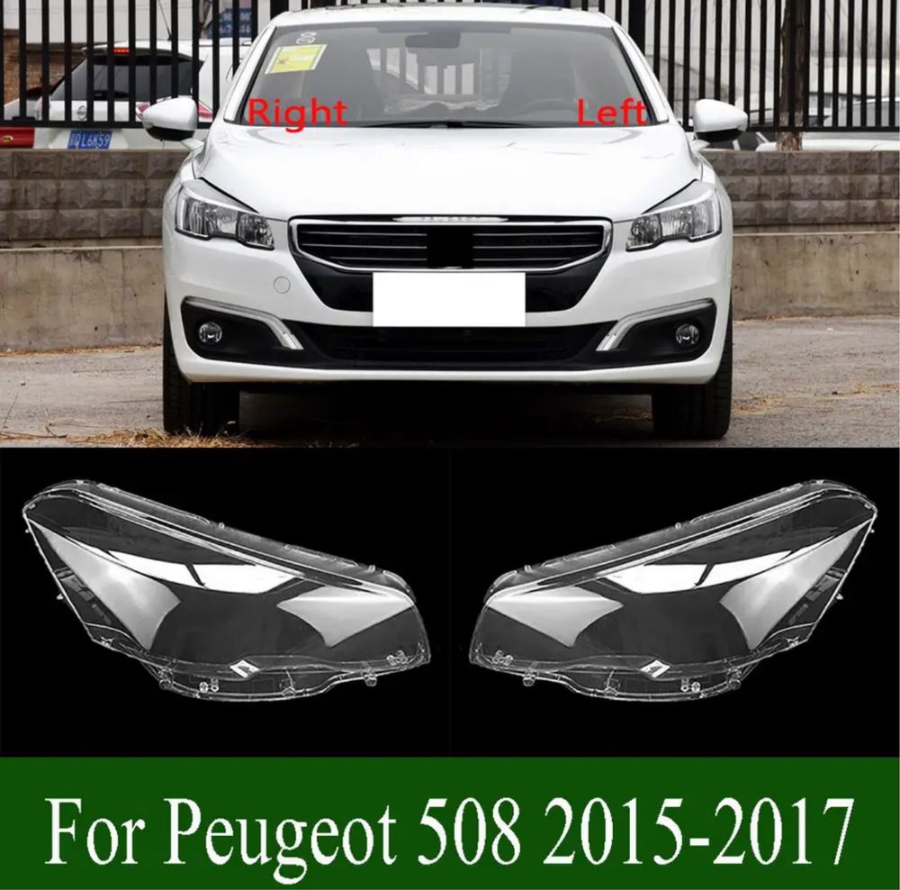 sticla far peugeot 508 2011-2017