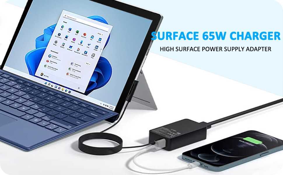 зарядно / захранване 65W за лаптоп  Microsoft Surface