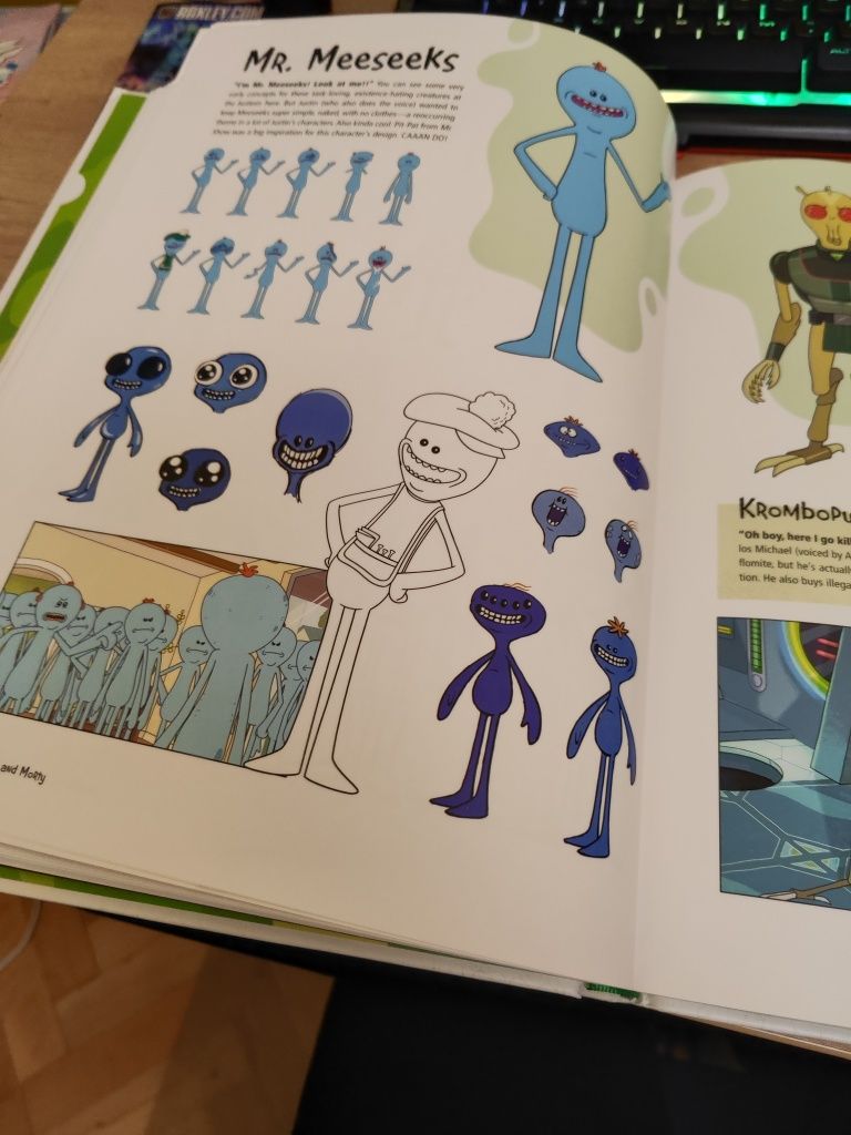 Rick and Morty Artbook - Рик и Морти арт книга
