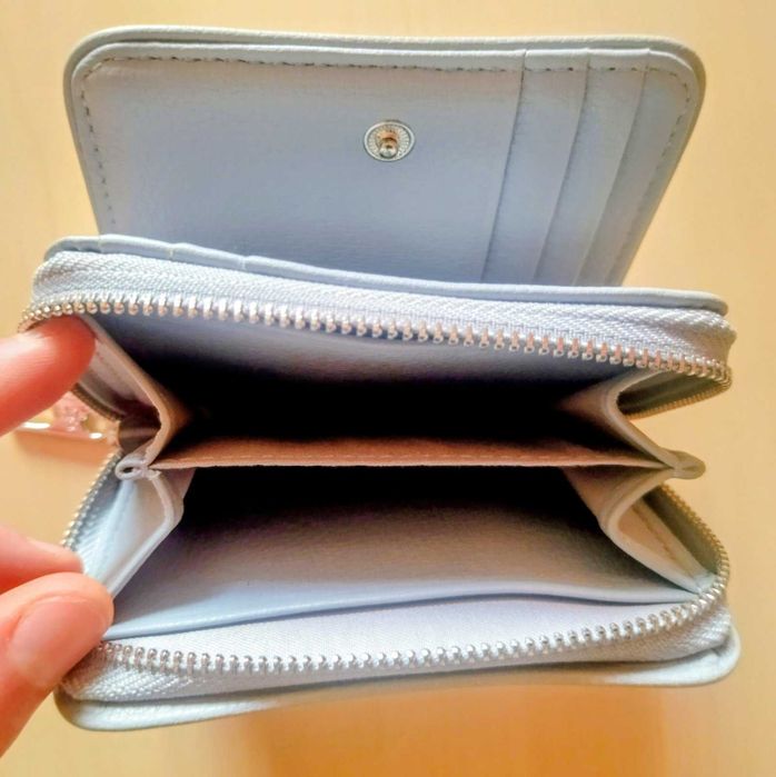 Малък сив портфейл Parfois, неизползван