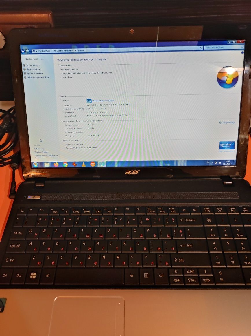 Лаптоп Acer Aspire