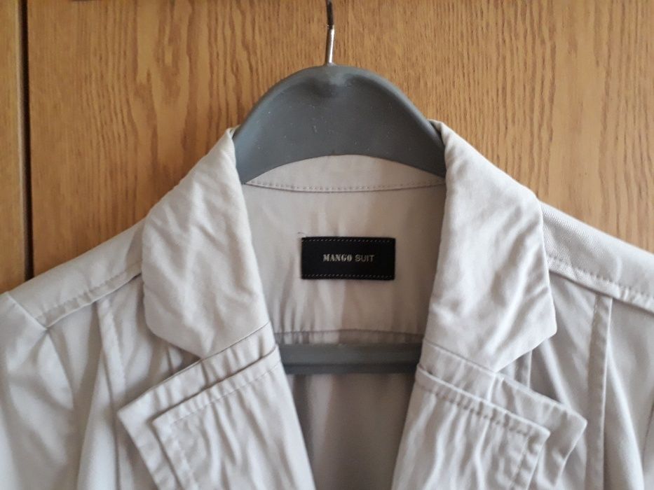 Сако Манго - цвят екрю