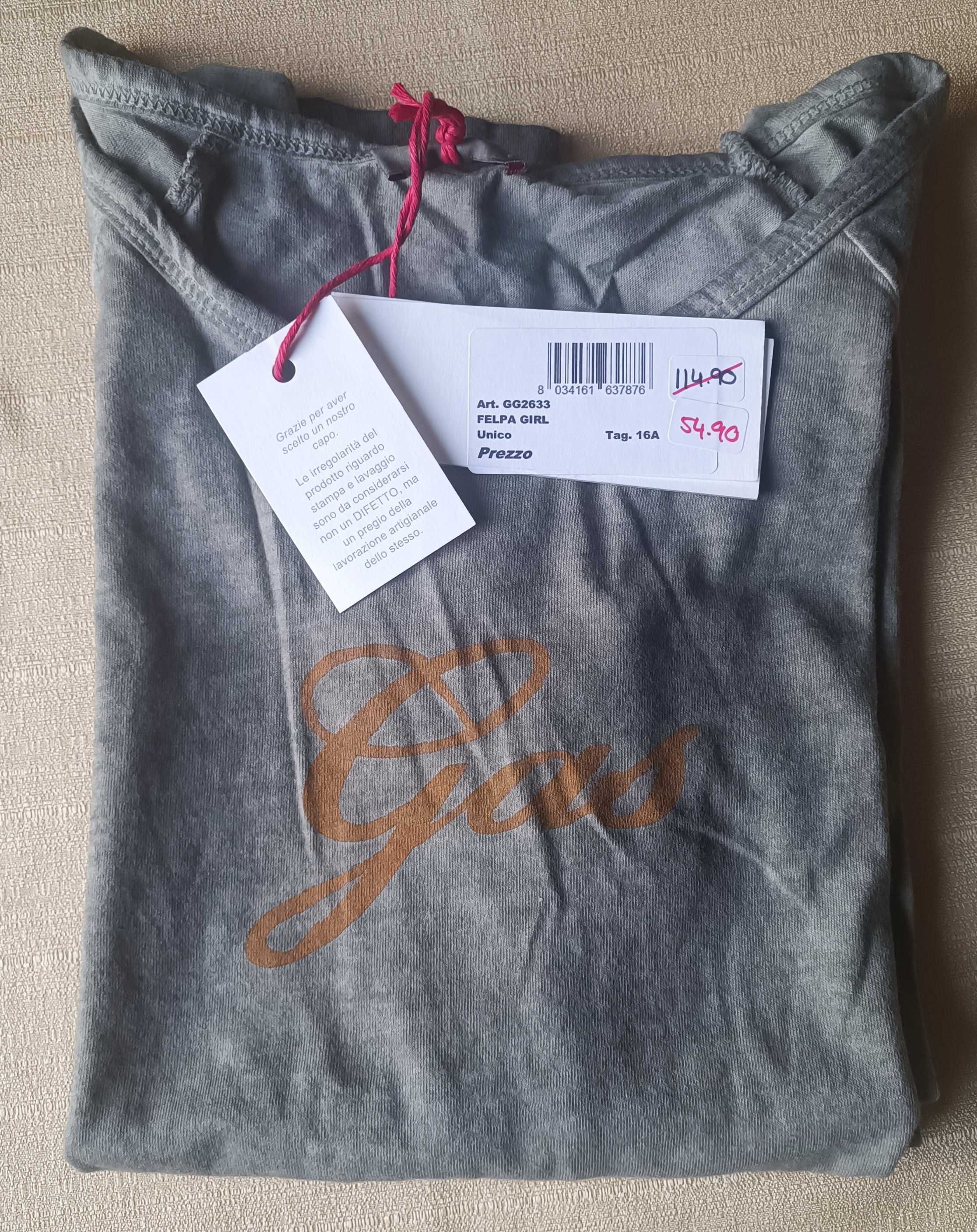 Продавам момичешка / дамска тениска с дълъг ръкав GAS Jeans Italy - S