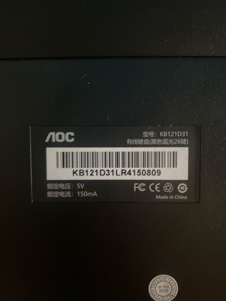 Клава AOC продам рабочая