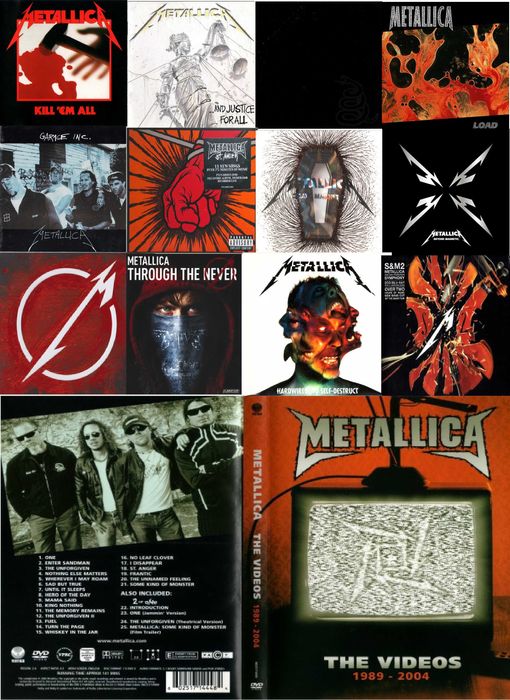 Metallica - Colectie CD DVD Bluray LP Vinil