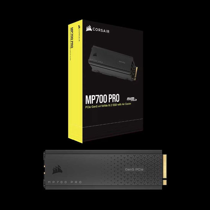 Новый накопитель M.2 SSD NVMe Corsair MP700 PRO 2TB with Air Cooler.