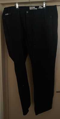 Blugi negri (black jeans) John Baner, noi, circumferința taliei 108 cm