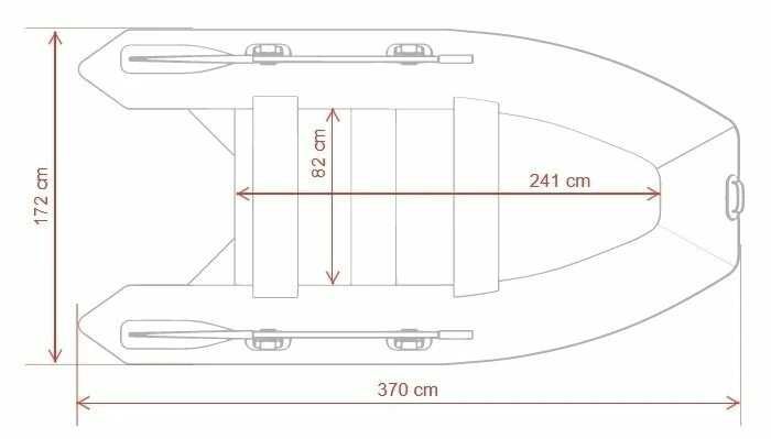 Gladiator Надуваема лодка B370AL Camo Digital 370 cm