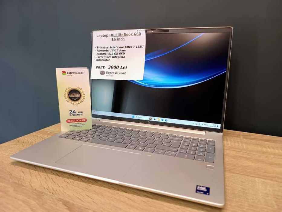 (AG51) Laptop HP EliteBook 660 16 inch b46184 - Garantie 2 ani!