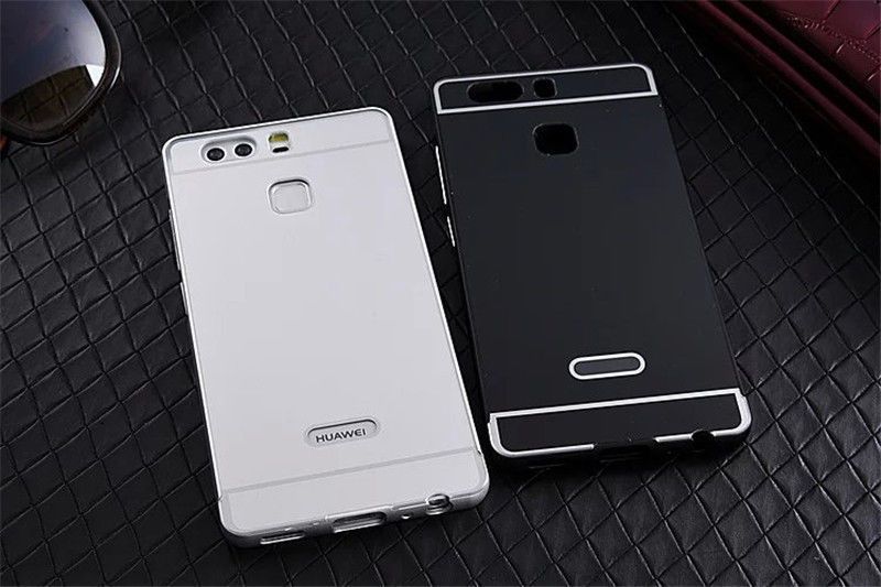 Husa / Bumper aluminiu + spate acril pt. Huawei P9 Lite 2016, P9 2016