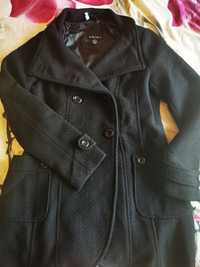 Дамско черно палто М размер