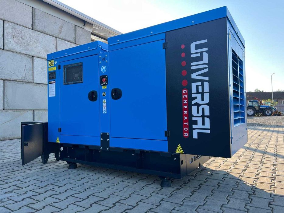 Генератор UNIVERSAL 77 KVA Дизел – Нов 2025, Автоматизация + Видео