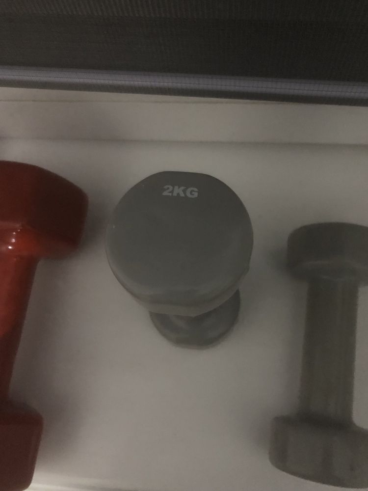 2 Set uri gantere cauciucate 6kg si 2kg