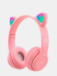 Yorqin mushuk quloqlari bilan simsiz Bluetooth naushniklar Cat Ear