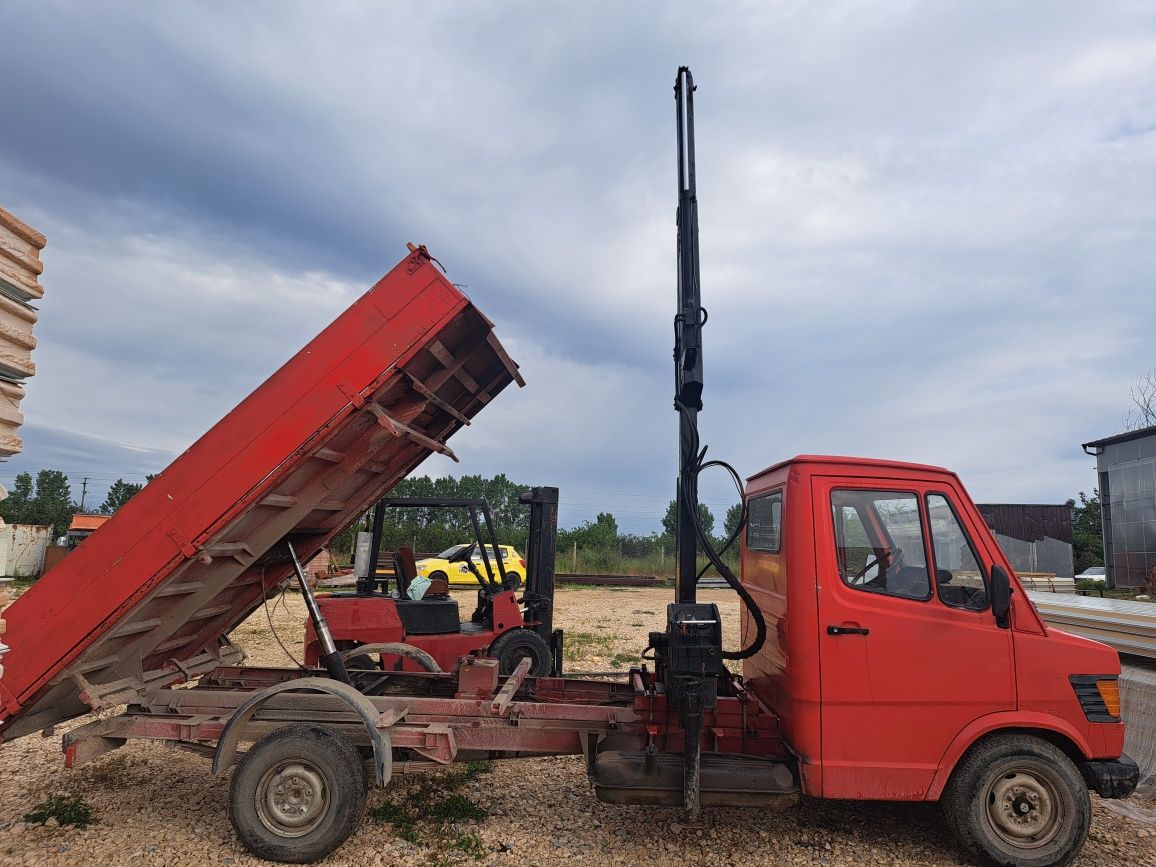 Самосвал с Кран Мерцедес 310