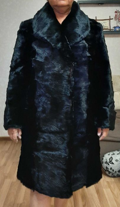 Шуба, крашеный кролик
