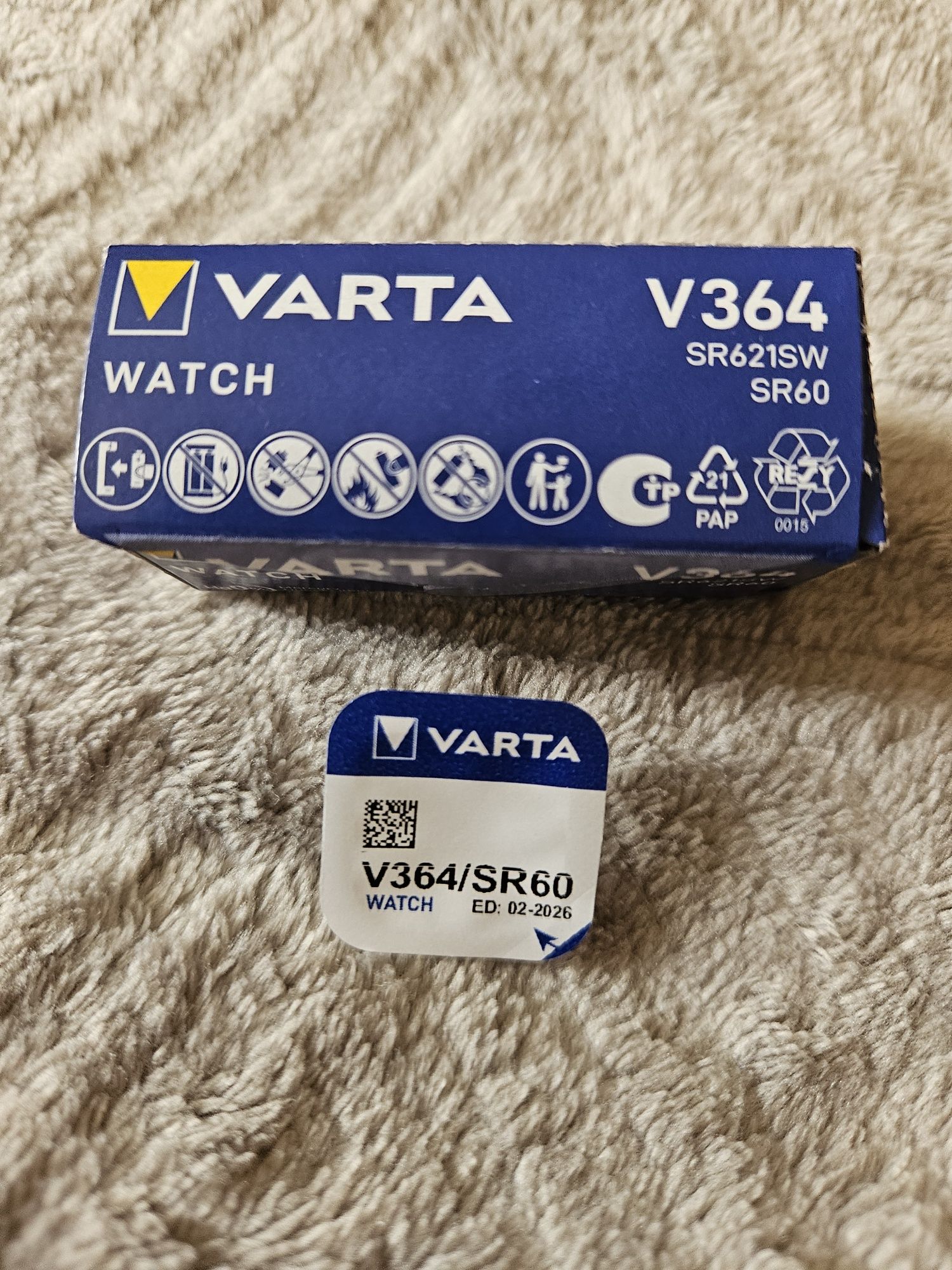 Set baterii Varta V364