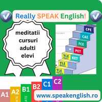 Meditatii online engleza-adulti/elevi- speaking,examene,interviuri