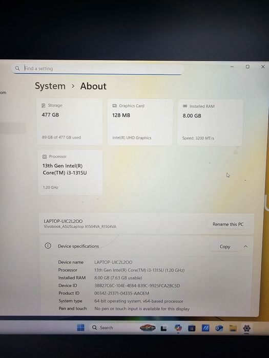 Vând laptop in stare perfecta de funcționare