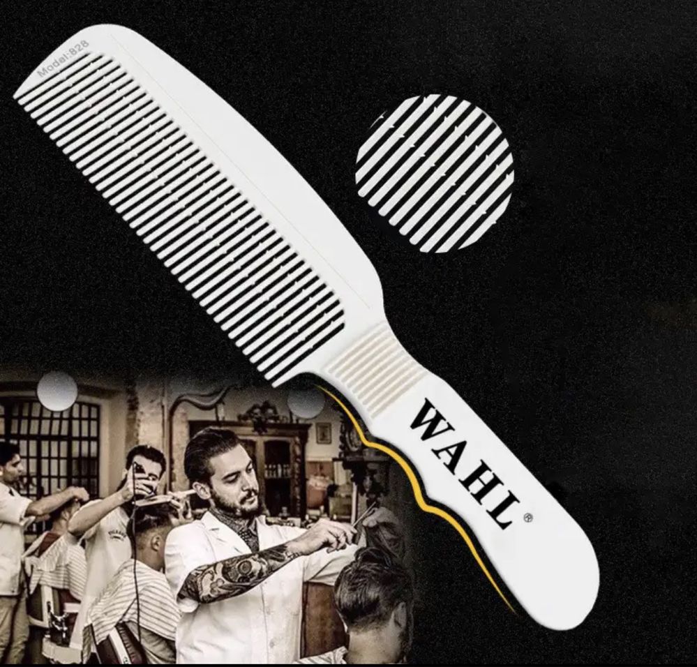 Гребен за подстригване Wahl Black White