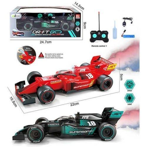 Автомобиль с дистанционным управлением Formula 1 Drift Go Spray Racing