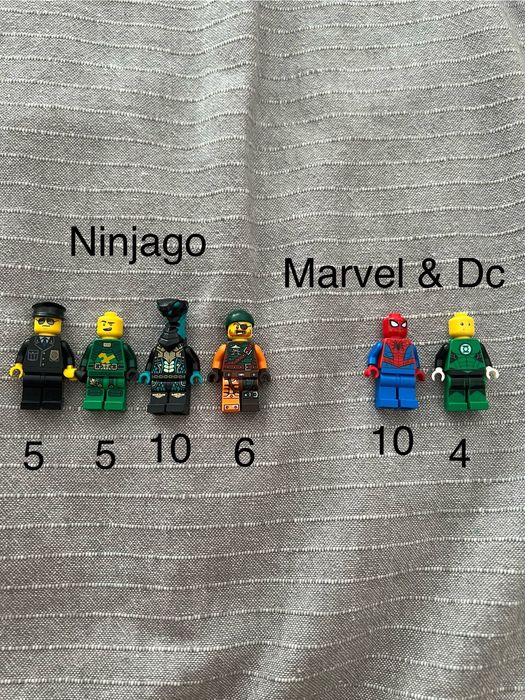 Lego ninjago, dc, marvel и други човечета