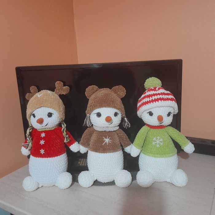 Плетени плюшени играчки 3 за 100лв.