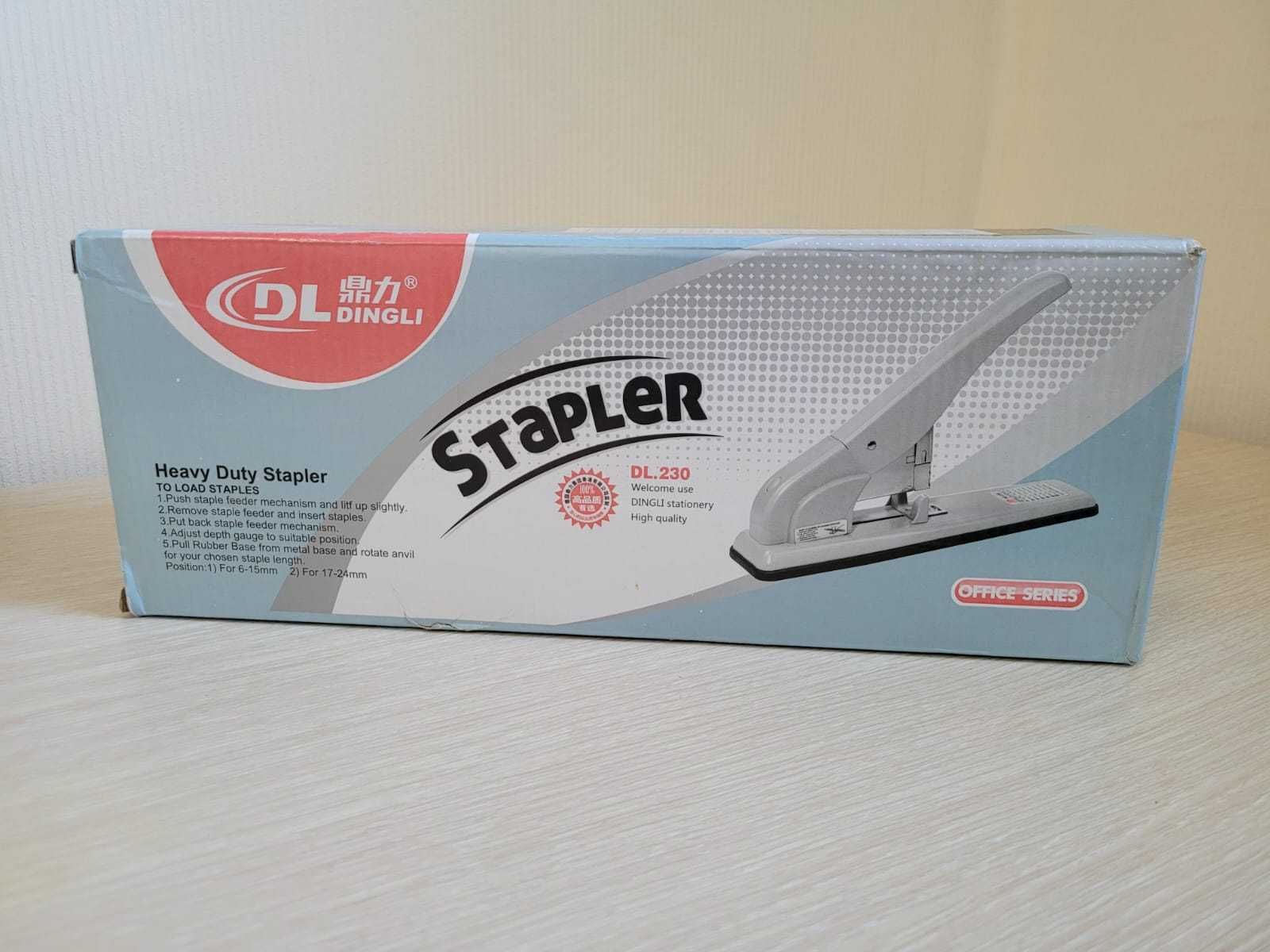 Степлер прошивает от 30-240 страниц  80г/кв.м. Stapler DL230