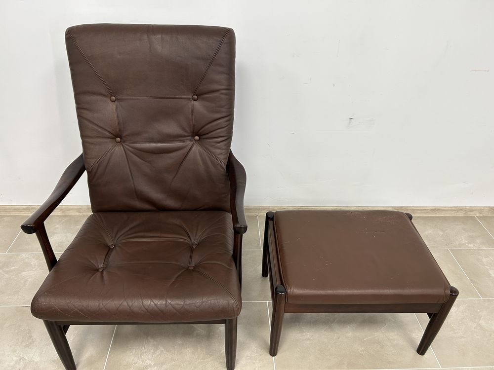 Кресло с табуретка Farstrup от 60-те Д633